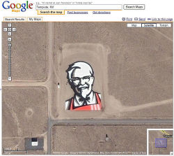 KFC Logo From Space